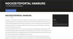 Desktop Screenshot of hochzeitsportal-hamburg.de